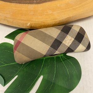 Burberry Nova Check Canvas Eyeglasses Hardcase